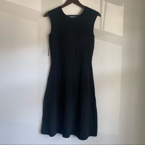 Reiss Black Patchwork Sleeveless Dress 6